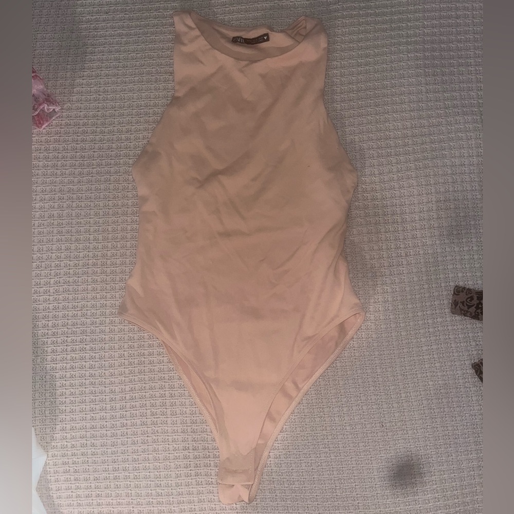 Never worn Soft tan bodysuit from Zara